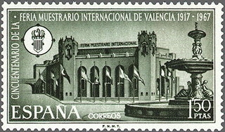 z vendido ESPAÑA 1967 1797 Sello Nuevo Feria Muestrario Internacional Valencia c/trazas oxido Espana Spain Espagne Spagna Spanje Spanien 